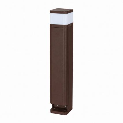 BRILAGI - Utomhuslampa med 2 SCHUKO-uttag PILLAR 1xG9/11W/230V IP44 brun