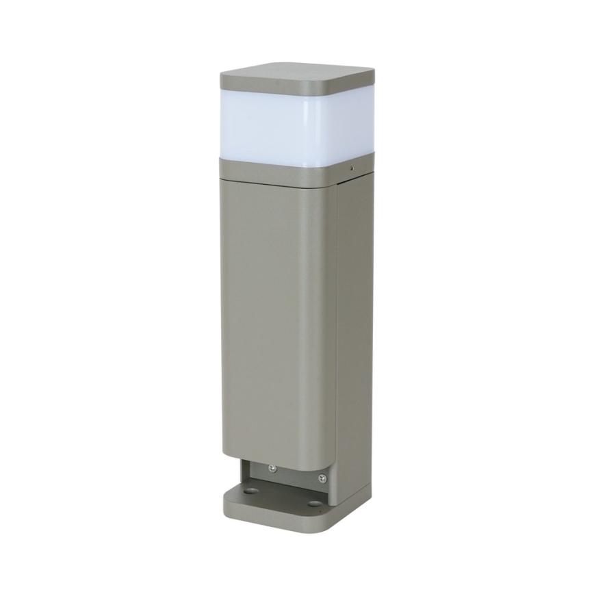 BRILAGI - Utomhuslampa med 2 SCHUKO-uttag PILLAR 1xG9/11W/230V IP44 grå