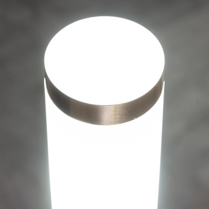 BRILAGI - Utomhuslampa med eluttag ELIA 1xE27/20W/230V IP44 50 cm matt krom
