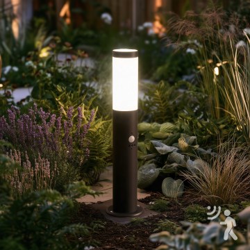BRILAGI - Utomhuslampa med rörelsesensor ELIA 1xE27/20W/230V IP44 50 cm antracit