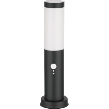 Brilagi - Utomhuslampa med sensor 1xE27/15W/230V 40 cm IP44 svart