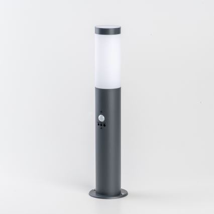 BRILAGI - Utomhuslampa med rörelsesensor ELIA 1xE27/20W/230V IP44 50 cm antracit