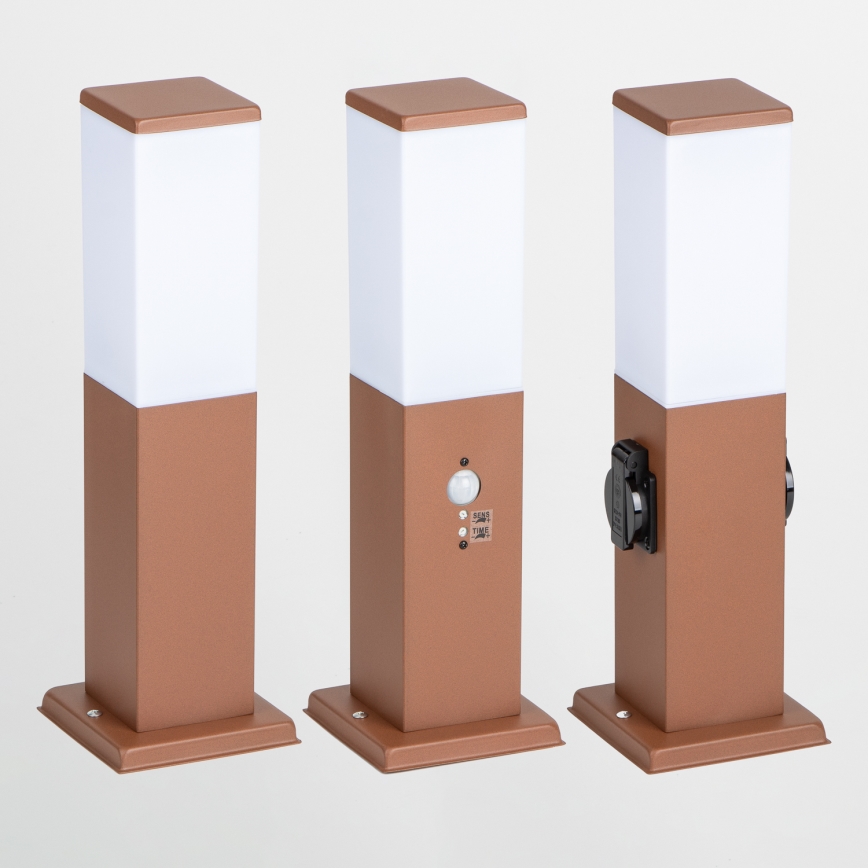 Brilagi - Utomhuslampa NOVA 1xE27/15W/230V 40 cm IP44 brun