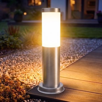 Brilagi - Utomhuslampa NOVA 1xE27/15W/230V 40 cm IP44 mattkrom