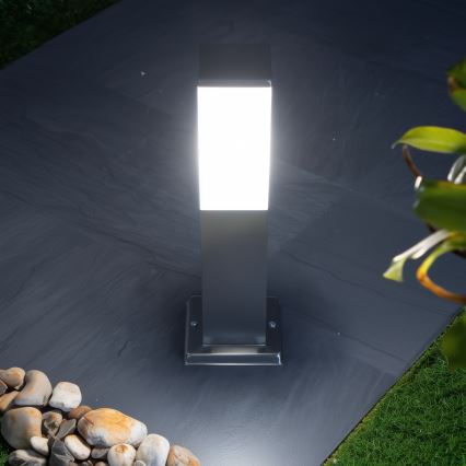 BRILAGI - Utomhuslampa NOVA 1xE27/15W/230V 40 cm IP44 mattkrom