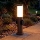 Brilagi - Utomhuslampa NOVA med 2 SCHUKO-uttag, 1xE27/15W/230V, 40 cm, IP44, brun