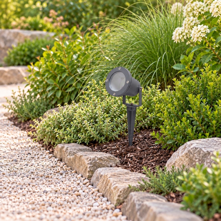 BRILAGI - Utomhuslampa TERRA 1xGU10/50W/230V IP65 antracit