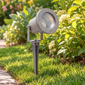 BRILAGI - Utomhuslampa TERRA 1xGU10/50W/230V IP65 grå