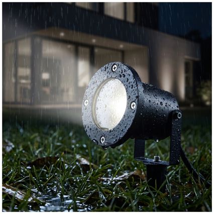BRILAGI - Utomhuslampa TERRA 1xGU10/50W/230V IP65 svart