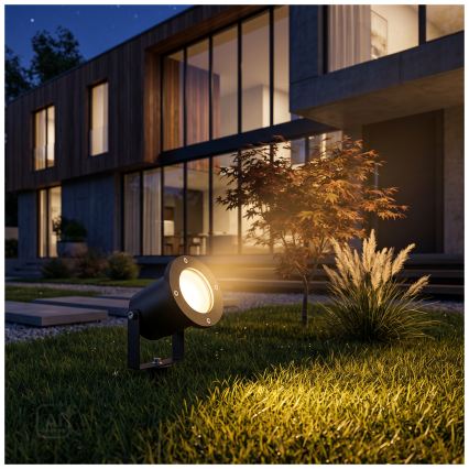BRILAGI - Utomhuslampa TERRA 1xGU10/50W/230V IP65 svart