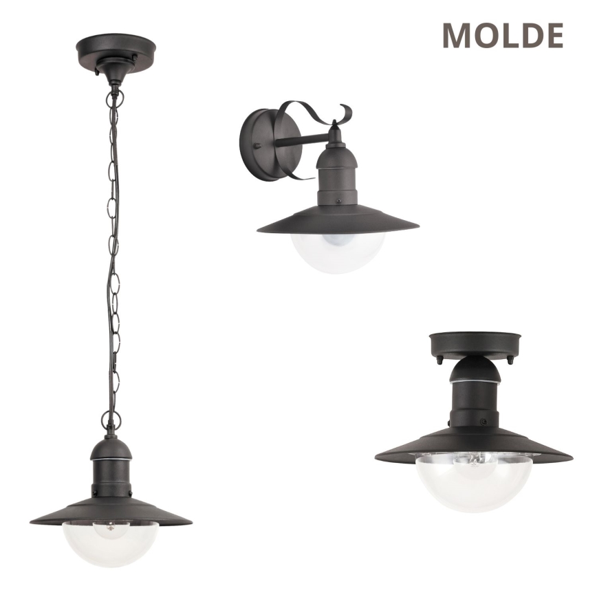 Brilagi - Utomhuspendel MOLDE 1xE27/60W IP44 svart
