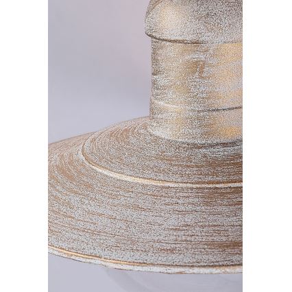 Brilagi - Utomhustaklampa MOLDE 1xE27/60W IP44 vit/patina