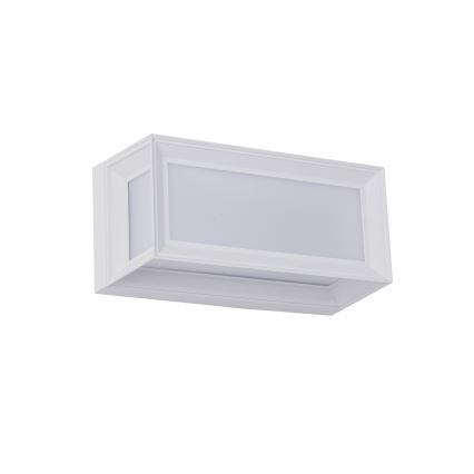 Brilagi - Utomhusväggarmatur PARKER 1xE27/60W/230V vit IP44