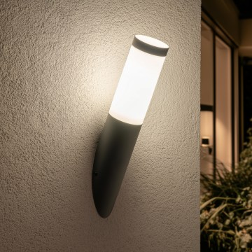 BRILAGI - Utomhusvägglampa ELIA 1xE27/20W/230V IP44 antracitgrå
