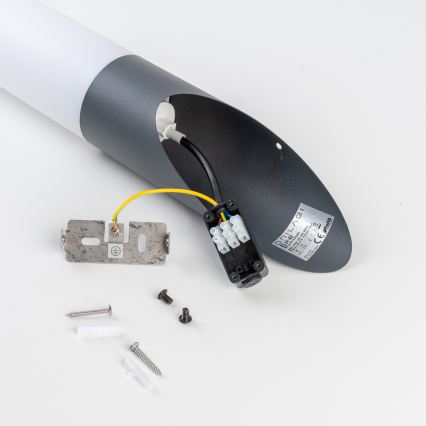 BRILAGI - Utomhusvägglampa ELIA 1xE27/20W/230V IP44 antracitgrå