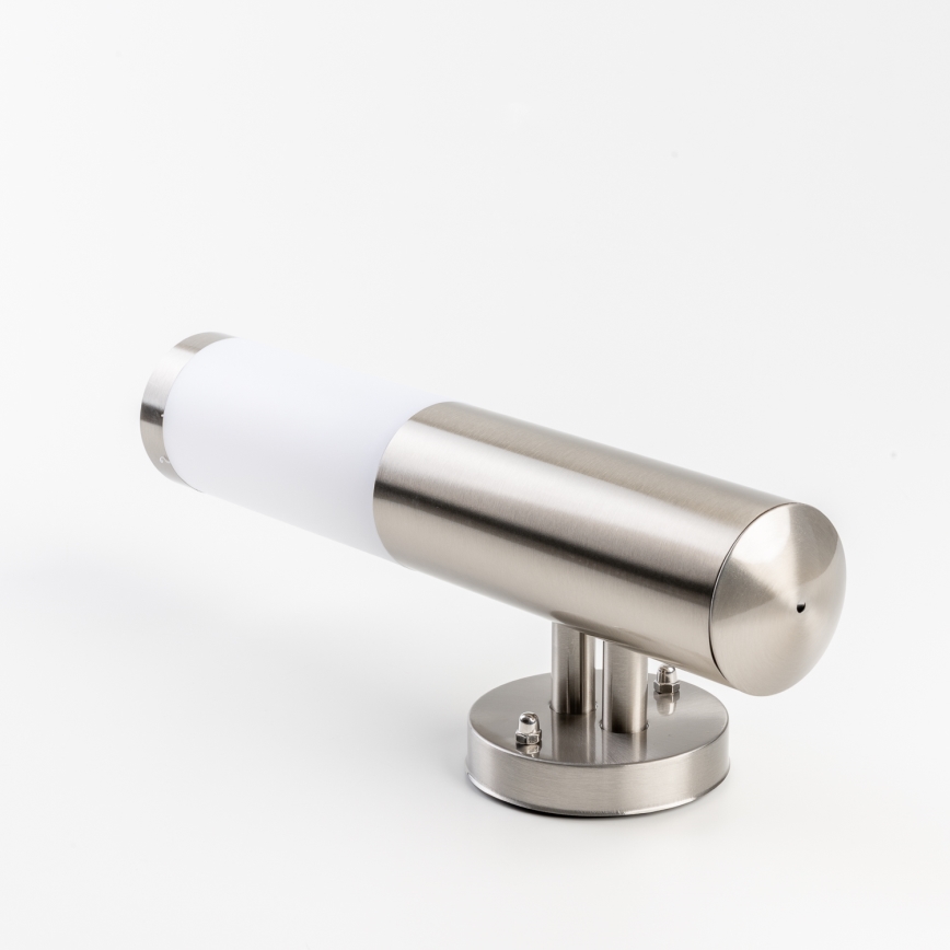 BRILAGI - Utomhusvägglampa ELIA 1xE27/20W/230V IP44 mattkrom