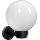 Brilagi - Utomhusvägglampa med rörelsesensor HARBOR 1xE27/40W/230V IP33 svart/vit