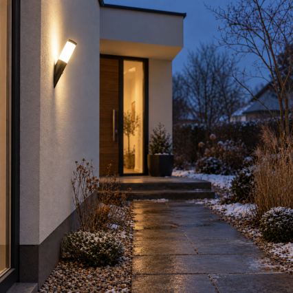 BRILAGI - ELIA utomhusvägglampa med rörelsesensor 1xE27/20W/230V IP44 antracit