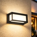 Brilagi - Utomhusvägglampa PARKER 1xE27/60W/230V svart IP44