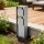 Brilagi - Uttagsstolpe för utomhusbruk PILLAR 2Z SCHUKO 230V IP44, silver
