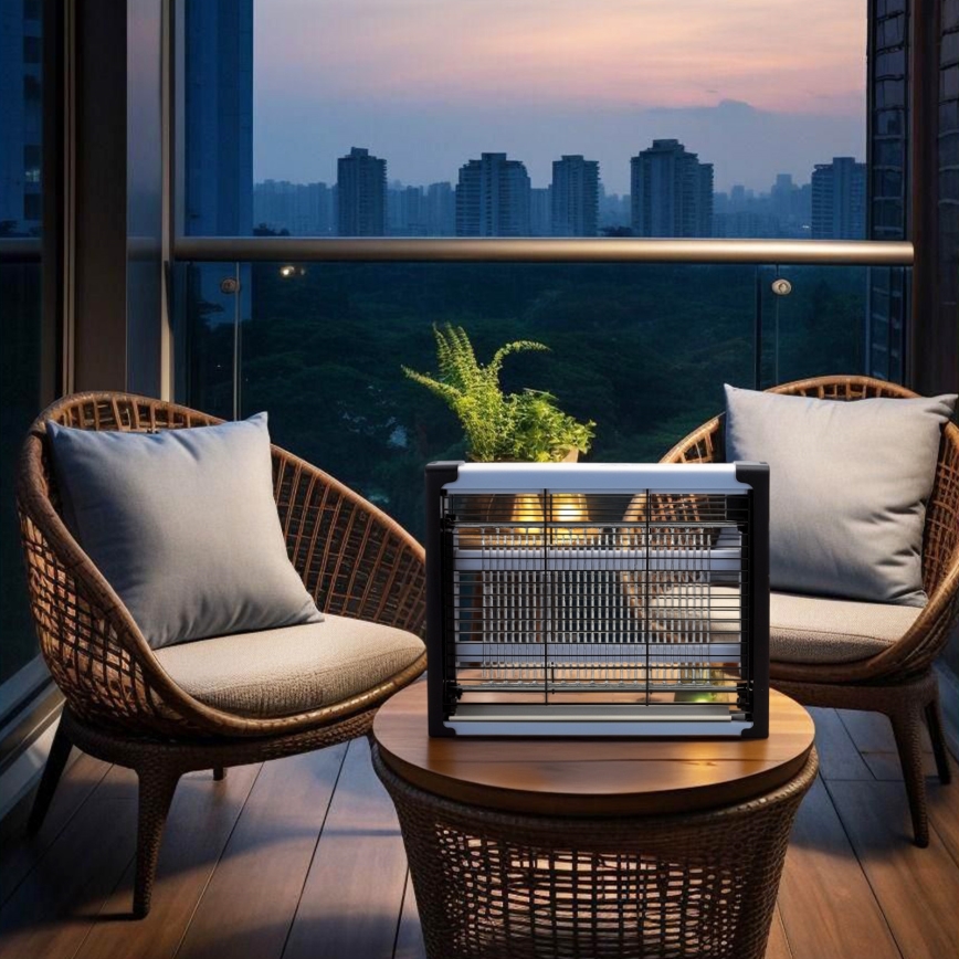 Brilagi - UV-LED elektrisk insektsfångare 2xLED/7,5W/230V 90 m2