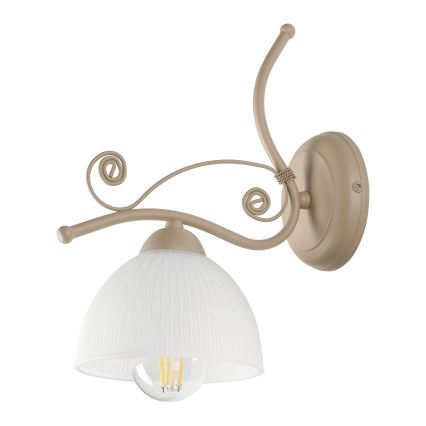 Brilagi - Vägglampa ANTICO MODERN 1xE27/60W/230V beige