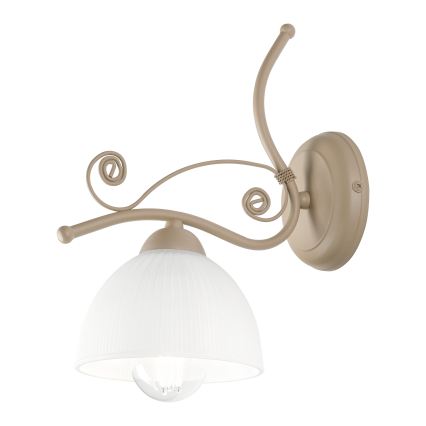 Brilagi - Vägglampa ANTICO MODERN 1xE27/60W/230V beige
