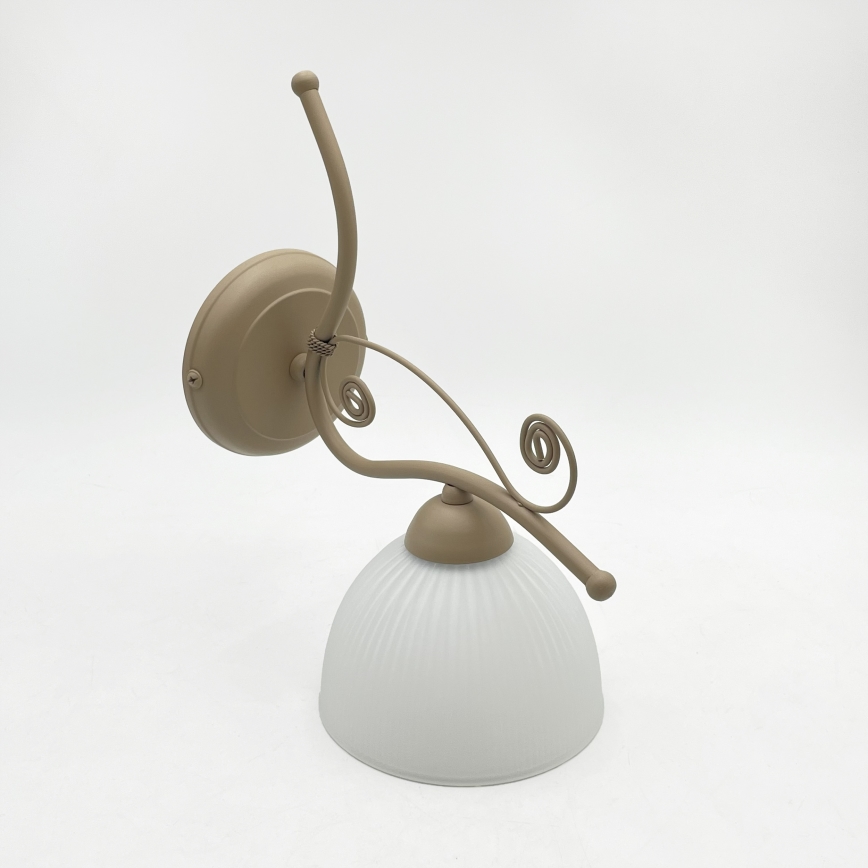 Brilagi - Vägglampa ANTICO MODERN 1xE27/60W/230V beige