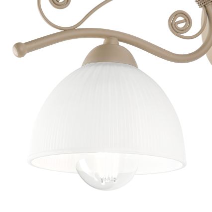 Brilagi - Vägglampa ANTICO MODERN 1xE27/60W/230V beige