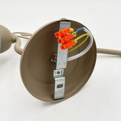 Brilagi - Vägglampa ANTICO MODERN 1xE27/60W/230V beige