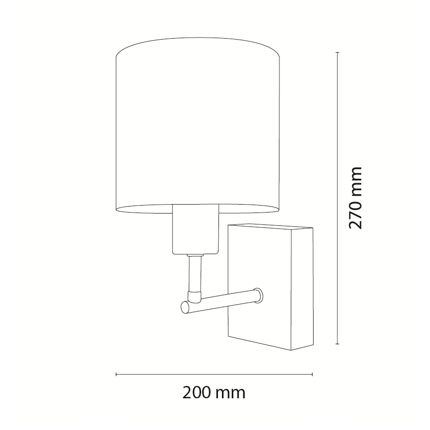 BRILAGI - Barnvägglampa BOBO WOOD 1xE27/25W/230V ek/svart/vit/blå/nallar