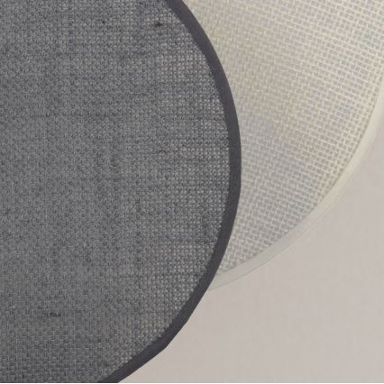 Brilagi - Vägglampa CIRCLES 1xE27/60W/230V diam. 35 cm krämfärgad/grå