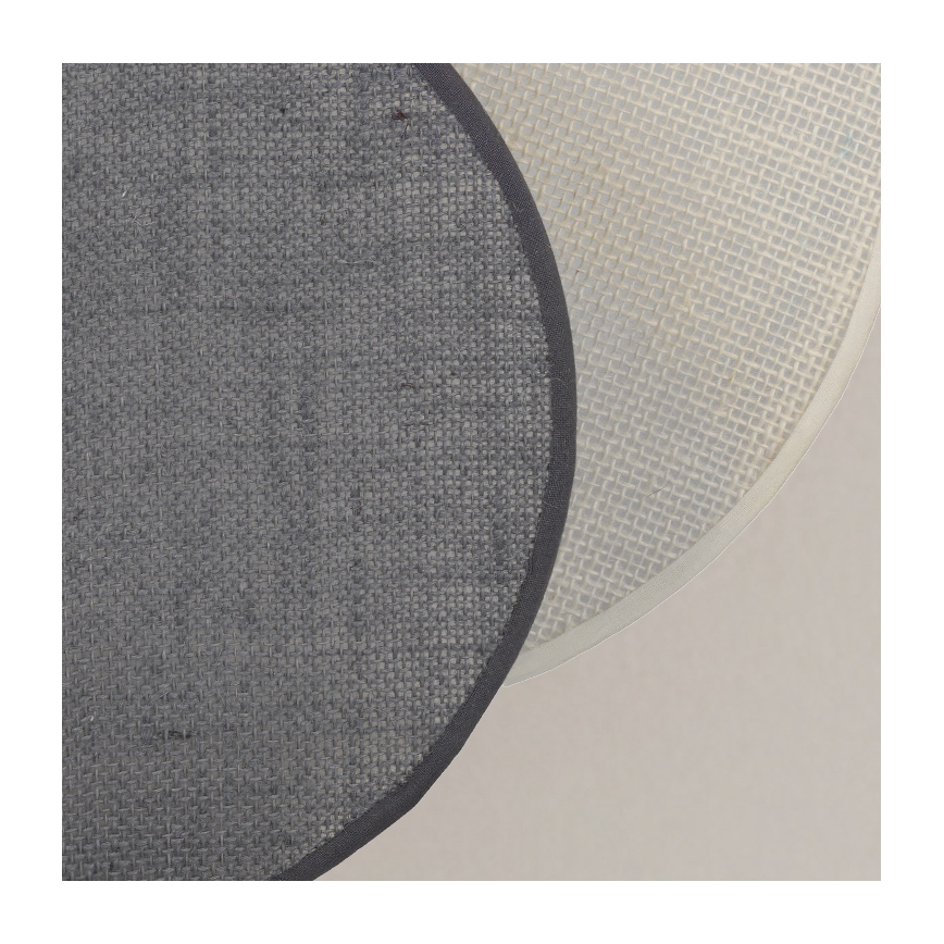 Brilagi - Vägglampa CIRCLES 1xE27/60W/230V diam. 35 cm krämfärgad/grå