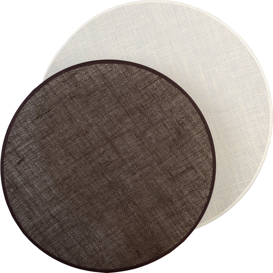 Brilagi - Vägglampa CIRCLES 1xE27/60W/230V Ø 45 cm krämvit/brun