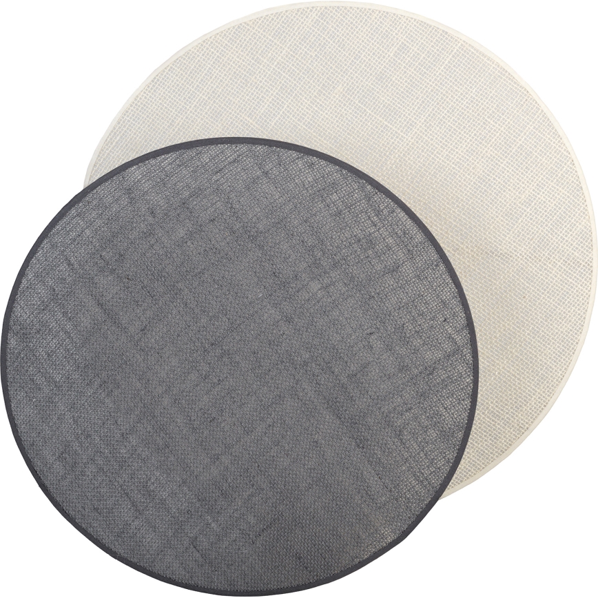 Brilagi - Vägglampa CIRCLES 1xE27/60W/230V Ø 45 cm krämvit/grå