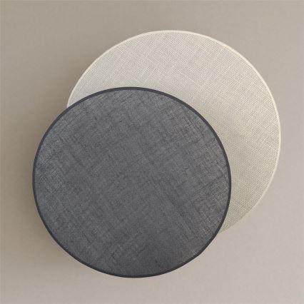 Brilagi - Vägglampa CIRCLES 1xE27/60W/230V Ø 45 cm krämvit/grå