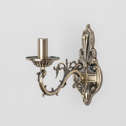 BRILAGI - Vägglampa CLASSIC 1xE14/10W/230V mässing