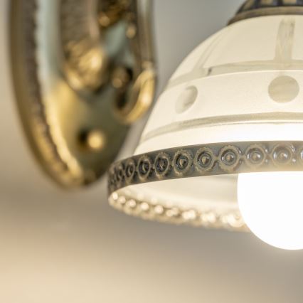 BRILAGI - Vägglampa CLASSIC 1xE27/60W/230V mässing