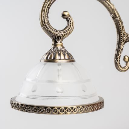 BRILAGI - Vägglampa CLASSIC 1xE27/60W/230V mässing