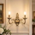 BRILAGI - Vägglampa CLASSIC 2xE14/10W/230V mässing