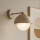 Brilagi - Vägglampa COSMO 1xE27/60W/230V beige/guld