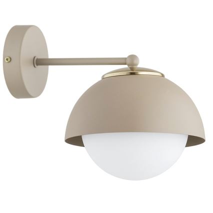 Brilagi - Vägglampa COSMO 1xE27/60W/230V beige/guld
