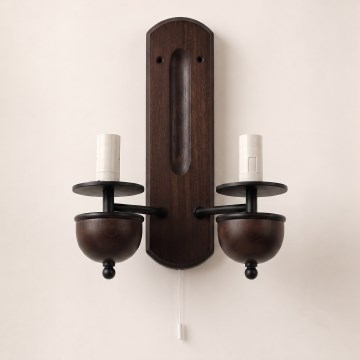 BRILAGI - Vägglampa COTTAGE 2xE14/40W/230V bok