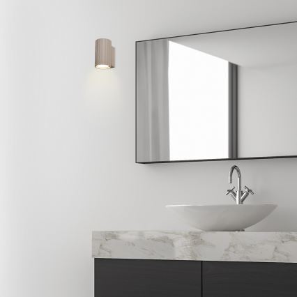 Brilagi - Vägglampa CRISPINA 1xGU10/10W/230V 10 cm beige
