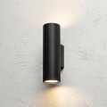 Brilagi - Vägglampa CRISPINA 2xGU10/10W/230V 20 cm svart