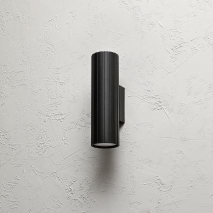 Brilagi - Vägglampa CRISPINA 2xGU10/10W/230V 20 cm svart