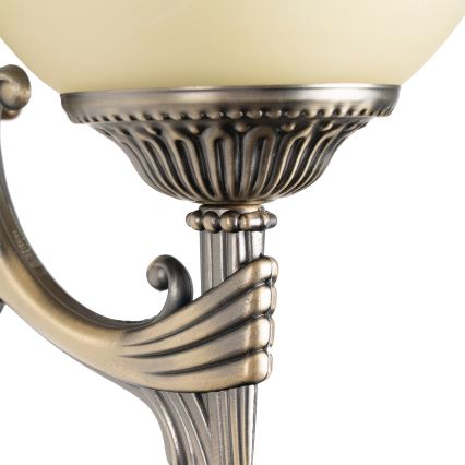 BRILAGI - Vägglampa DAHLIA 1xE27/40W/230V mässing