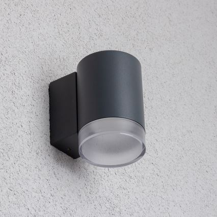 Brilagi - Vägglampa för utomhusbruk MATERA 1xGU10/30W/230V antracit IP54