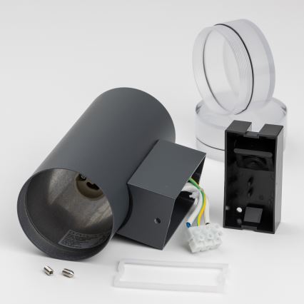 Brilagi - Vägglampa för utomhusbruk MATERA 2xGU10/30W/230V antracit IP54