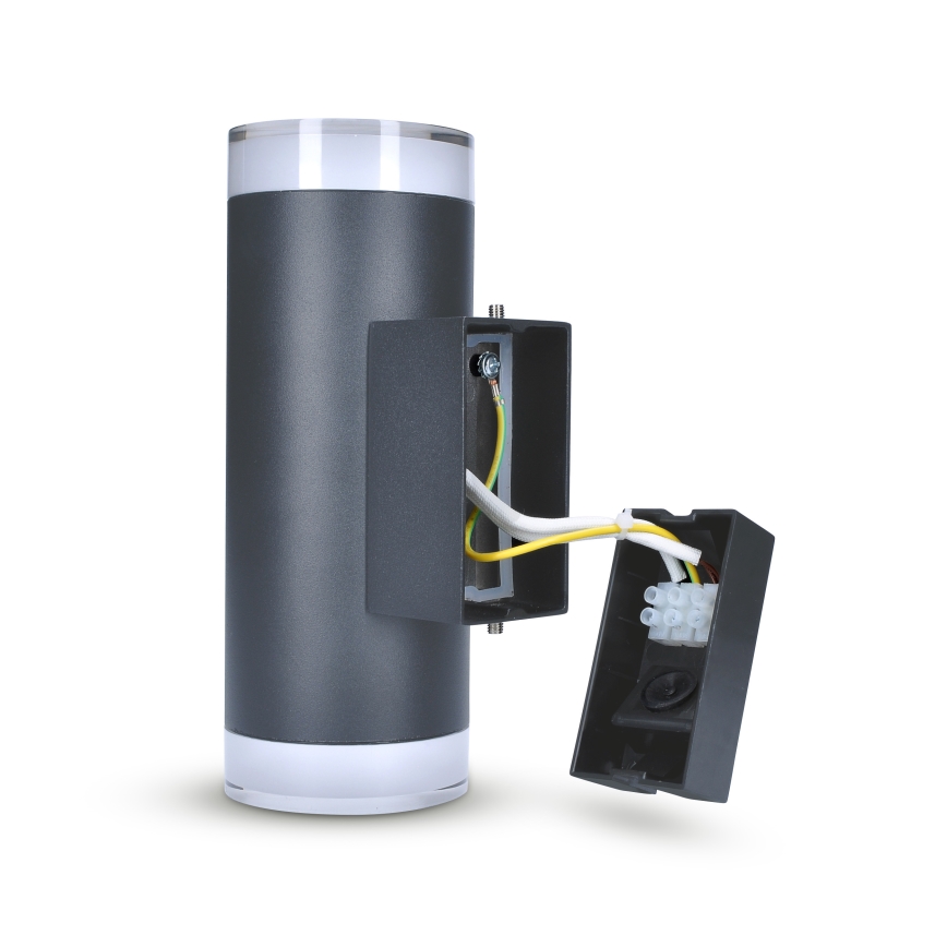 Brilagi - Vägglampa för utomhusbruk MATERA 2xGU10/30W/230V antracit IP54